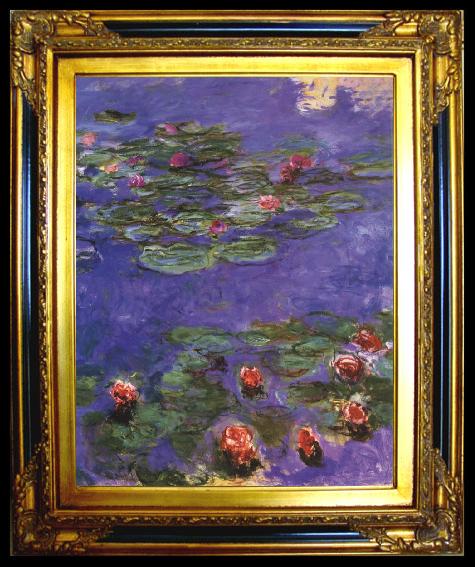 framed  Claude Monet Water Lilies, Ta015-2